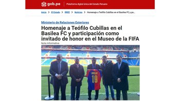 Publicación del Gobierno del Perú