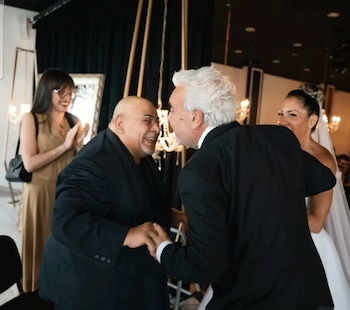 Serrano y su pareja hacen