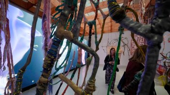 Una instalación del artista Julien