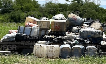 Destruyen casi mil kilos de drogas en Sinaloa: también destrozaron equipamiento y objetos bélicos. FGR