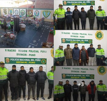 Intervenidos por saqueo en Plaza