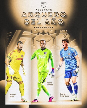 Pedro Gallese entre los tres