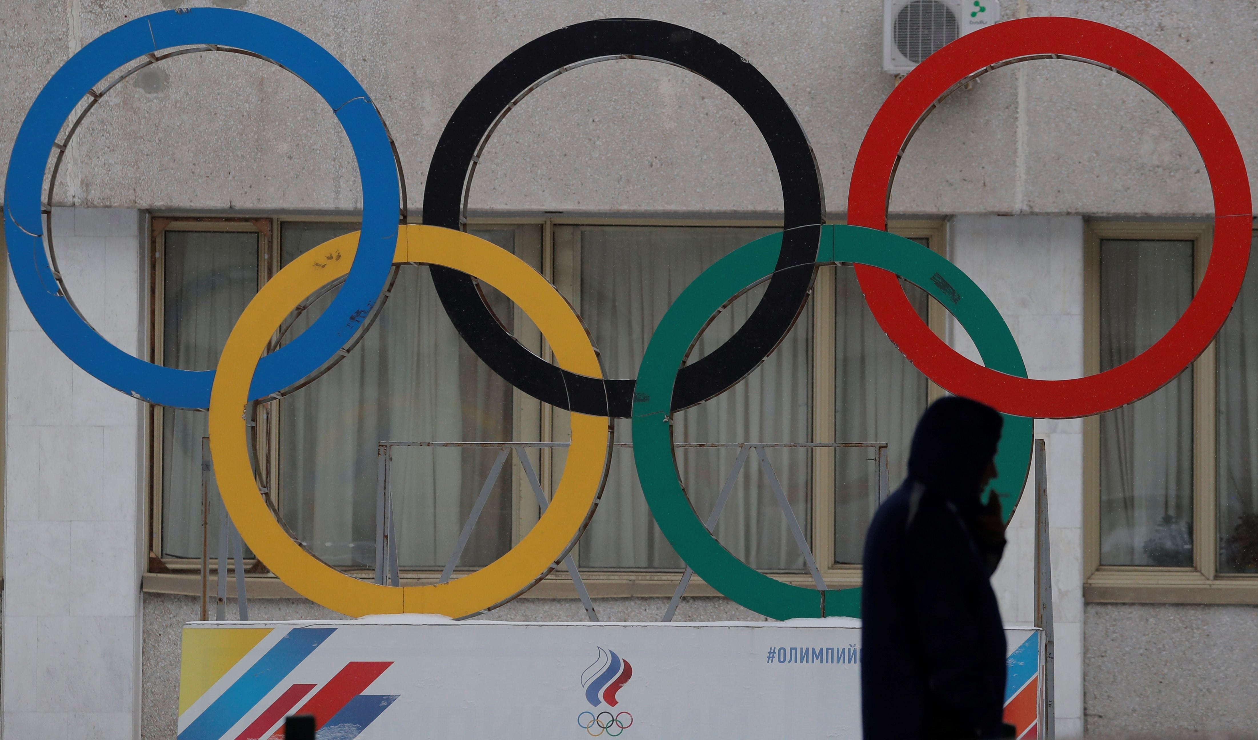 Logo de los Juegos Olímpicos en Rusia. (Sergei Ilnitsky/Efe)