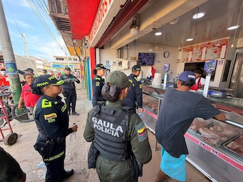 Las autoridades adelantan acciones para fortalecer la seguridad en la ciudad - crédito @PoliciaStaMarta / X