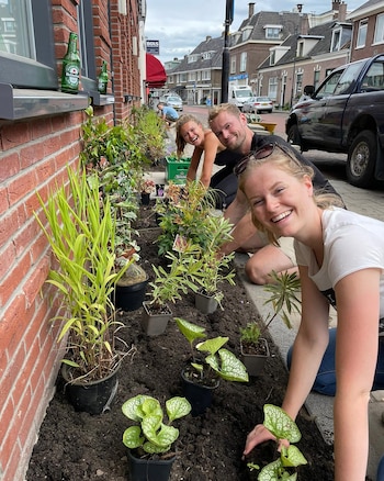 Vecinos de Ámsterdam y Groningen