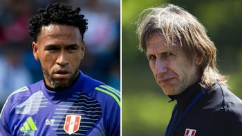 Ricardo Gareca celebra la llegada