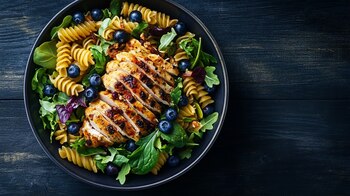 Ensalada fresca de pasta con