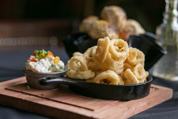 Rabas, otro de los platos