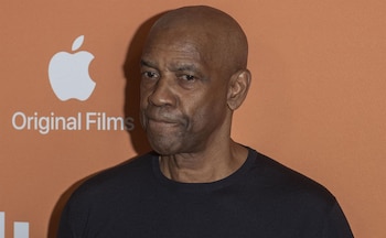 Denzel Washington en la presentación