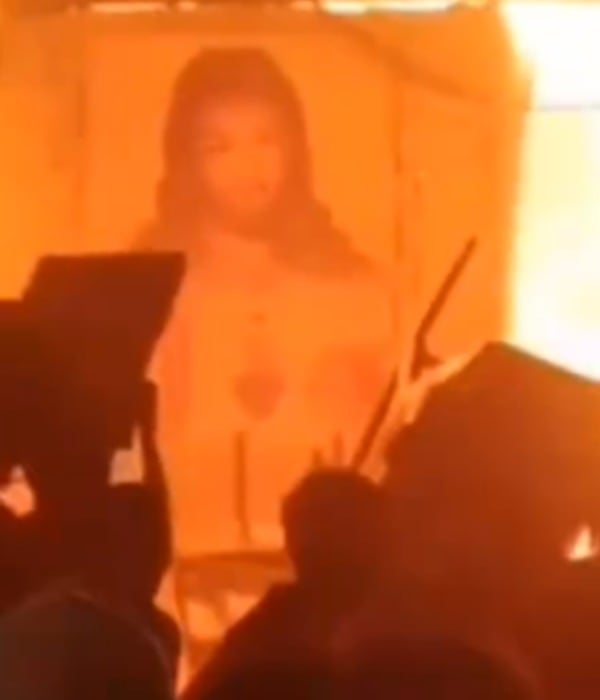 Las autoridades investigan el origen del incendio en Pescaíto, mientras la imagen religiosa se convierte en símbolo viral en redes sociales - crédito Alcaldía de Santa Marta