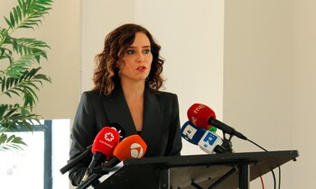 La presidenta de la Comunidad