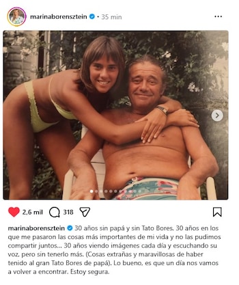 El cálido mensaje de Marina