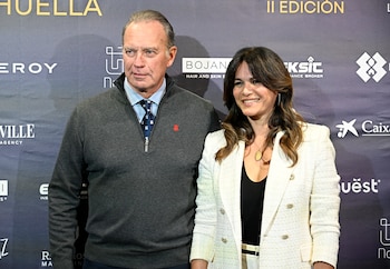 Bertín Osborne y Fabiola Martínez.