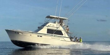 La nave partió desde Aruba