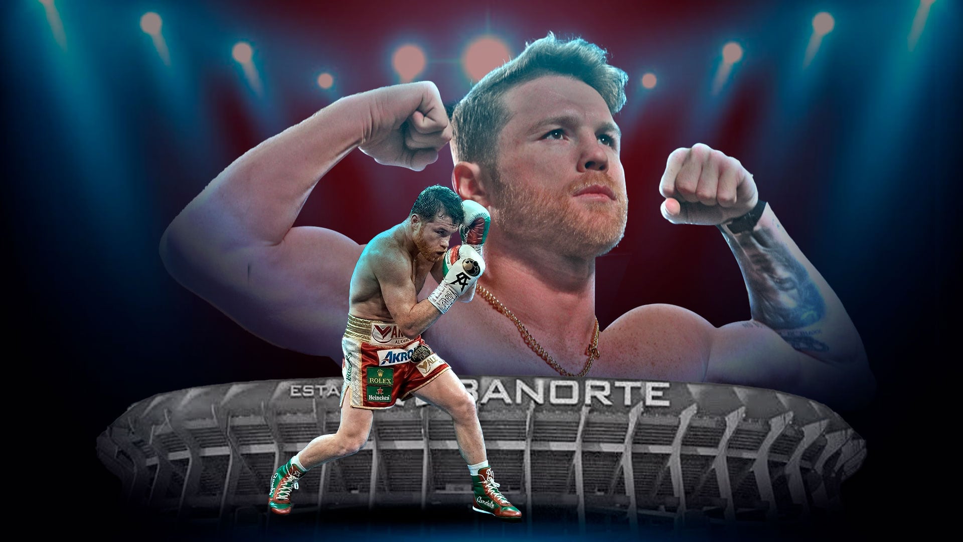 Emilio Azcárraga abrió las puertas del Estadio Banorte para que Canelo Álvarez protagonice una pelea, y destacó que valdría la pena ver al tapatío arriba del ring como en su momento lo hizo Julio César Chávez (Infobae México | Jovani Pérez)