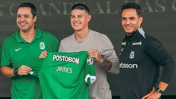 James Rodríguez ya tiene dorsal en Atlético Nacional: se filtró el número que usará el volante