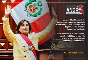 Dina Boluarte asumió la presidencia