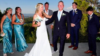 El ex ciclista se casó