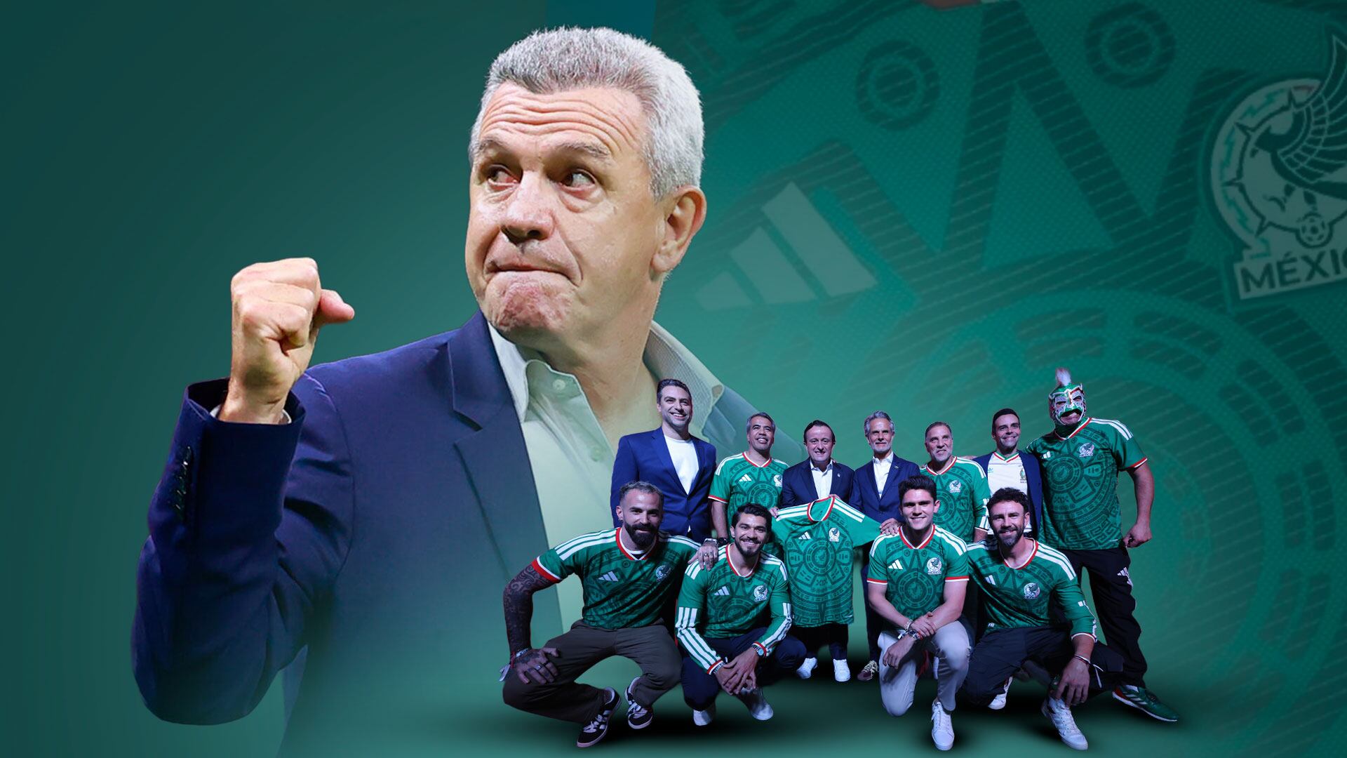 El “Vasco” Aguirre sorprende con una declaración que marcó la noche del lanzamiento del jersey. (Ilustración: Jesús Aviles)