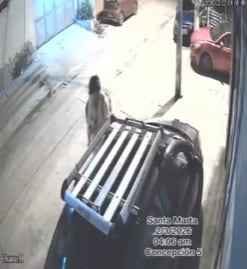 La intervención de familiares y vecinos impidió que los asaltantes concretaran el robo y provocara alarma en la comunidad - crédito Notichibolo Magdalena /Facebook