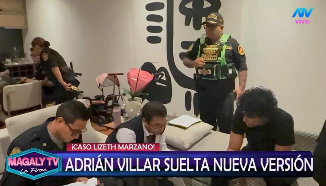 Familia de Lizeth Marzano cuestiona nueva versión de Adrián Villar y espera decisión clave en noviembre. Captura: Magaly TV La Firme.