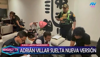 Familia de Lizeth Marzano cuestiona nueva versión de Adrián Villar y espera decisión clave en noviembre. Captura: Magaly TV La Firme.