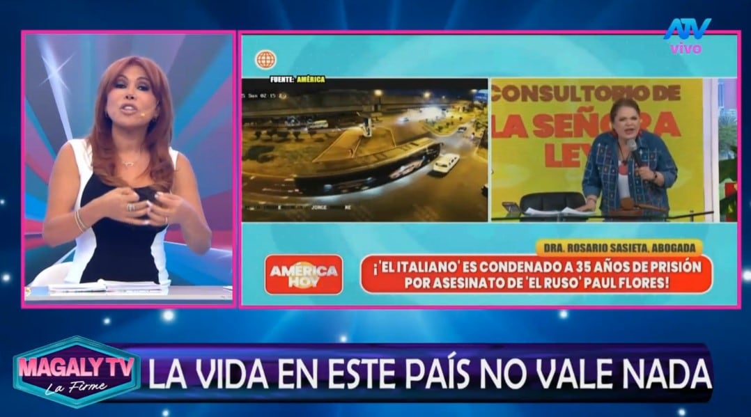 Magaly Medina critica la justicia peruana por reparación civil tras muerte de Paul Flores: “Se necesitan reformas del sistema judicial”. Captura: Magaly TV La Firme.