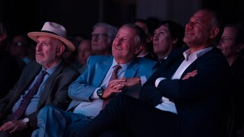 El economista Mario Blejer, Rattazi,