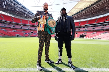 Tyson Fury y Dillian Whyte