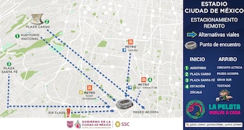 Habrán puntos para dejar vehículos.