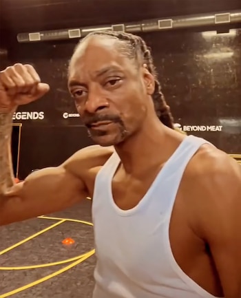 La rutina del rapero estadounidense