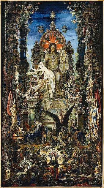 Júpiter y Sémele de Gustave Moreau