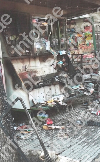 Fuego, cenizas y una condena millonaria: el colectivo que se prendió fuego en Flores y destruyó un puesto de diarios