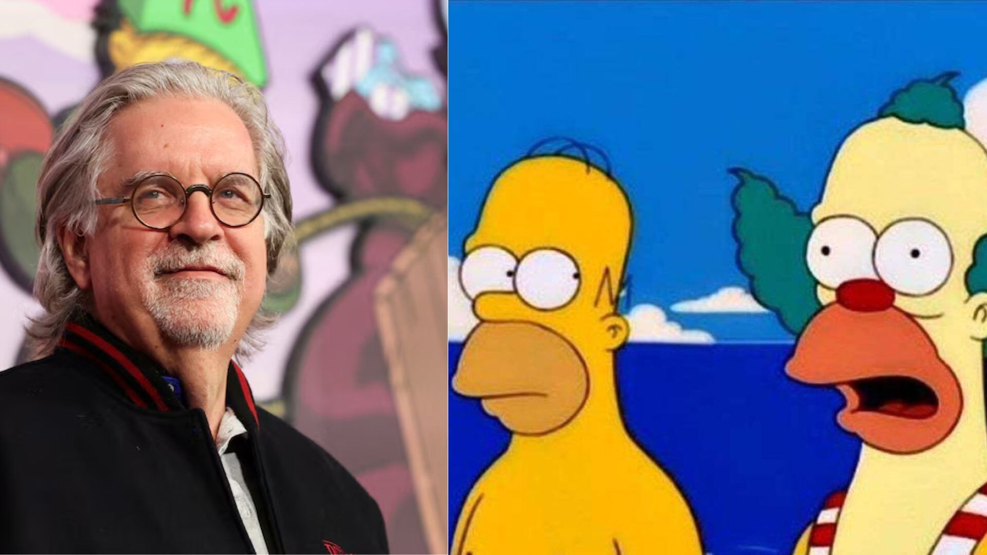 Matt Groening reveló que Krusty el Payaso y Homero iban a ser el mismo personaje en Los Simpson (foto: REUTERS/Captura)