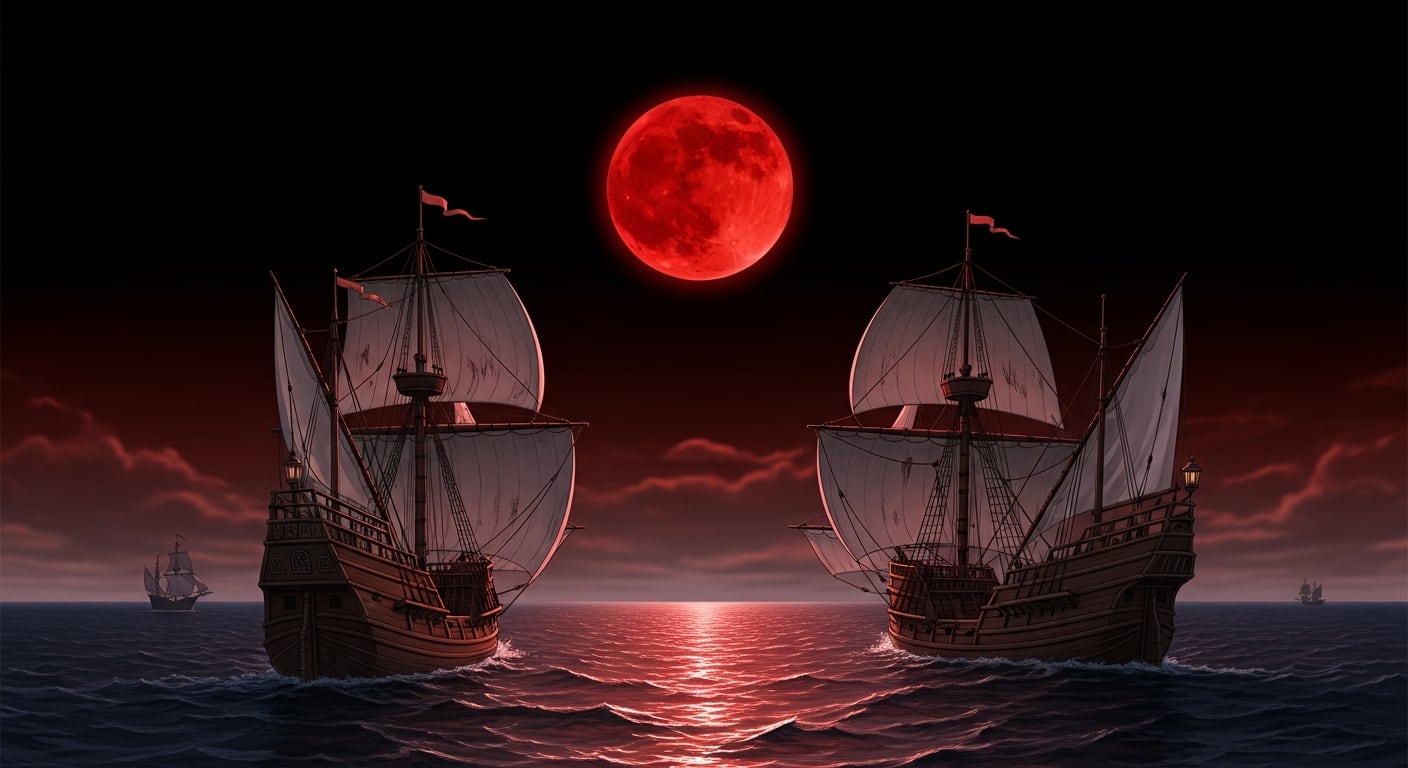 El eclipse que salvó la vida de Cristóbal Colón en su cuarto viaje a América: “Entre grandes gritos y lamentos, acudieron corriendo desde todas las direcciones hacia los barcos”