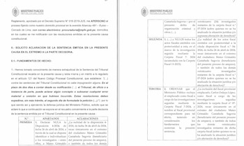 Fiscalía pide al TC aclarar