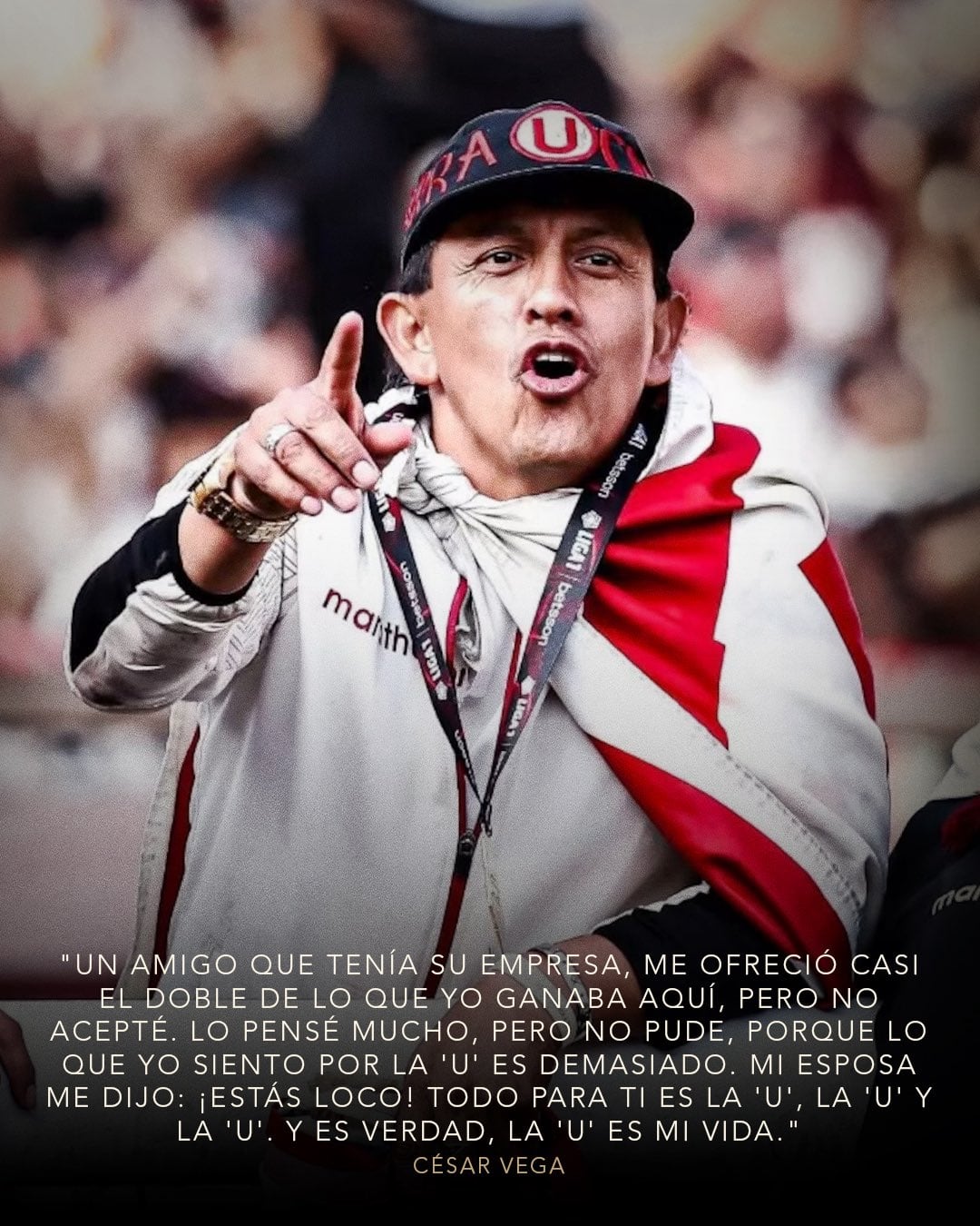 A dos años del sensible fallecimiento de 'Zapatito', histórico utilero de Universitario de Deportes. Crédito: X Universitario.