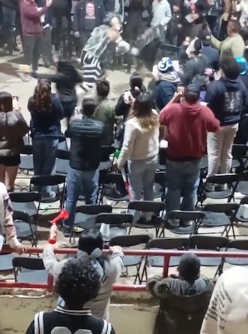 La reacción del gladiador dividió