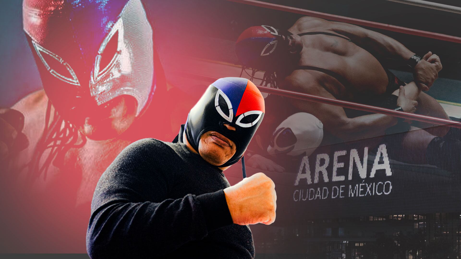 El veterano luchador mexicano ofrecerá una emotiva lucha de tercias como cierre de una carrera de medio siglo, con boletos desde $126 pesos para que “todo el barrio” lo acompañe. (Ilustración: Jesús Aviles)