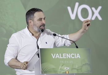 El presidente de Vox, Santiago