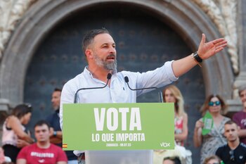 Santiago Abascal, candidato de Vox.