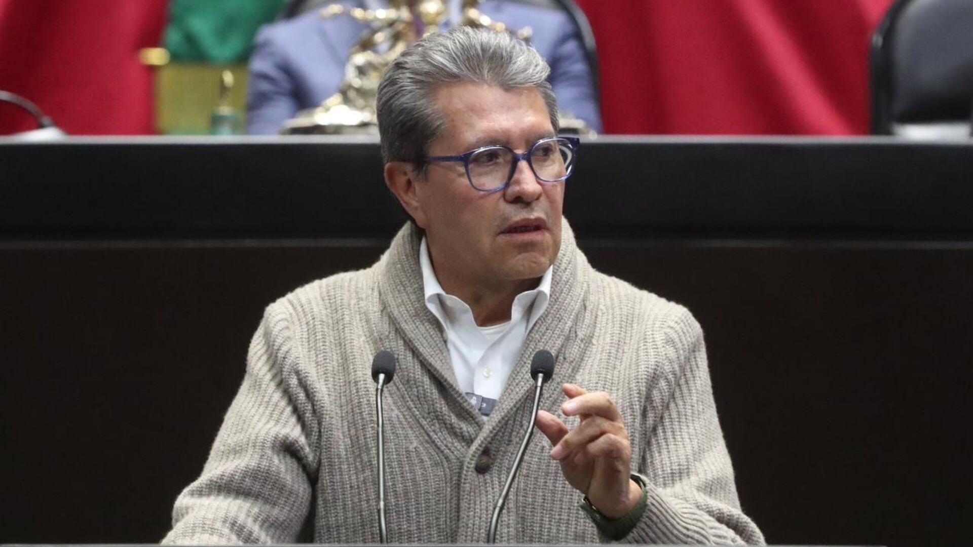 Monreal insiste en que la estrategia de seguridad debe ser firme y rechazar la negociación con la delincuencia. | Cámara de Diputados