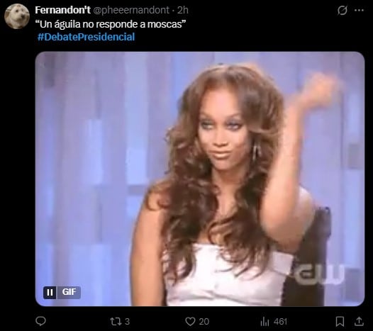 Debate presidencial EN VIVO: lo más viral en redes tras los momentos más polémicos. Captura: X.