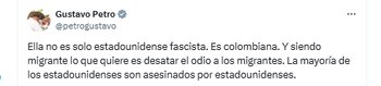 El presidente Gustavo Petro criticó
