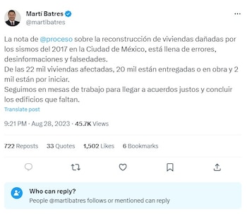 El jefe de Gobierno no