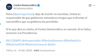O Centro Democrático garantiu que se o ex-presidente Álvaro Uribe estivesse envolvido no aumento do custo do Equador, como disse o presidente Petro, o partido