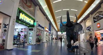 Pasillo del centro comercial Albrook Mall, más de 3 mil tiendas ofrecerán descuentos durante el evento organizado por el sector privado. (Cortesía)