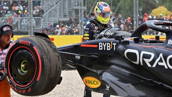 Checo Pérez abandonó el Qualy