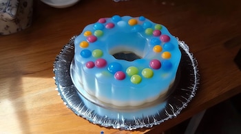 La decoración del postre puede