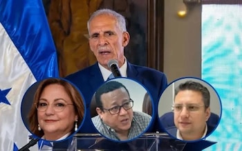 Nasry Asfura aceptó las renuncias de tres titulares de instituciones públicas. Luis Castro confirmó las decisiones y no descartó más cambios. (Foto: Cortesía)